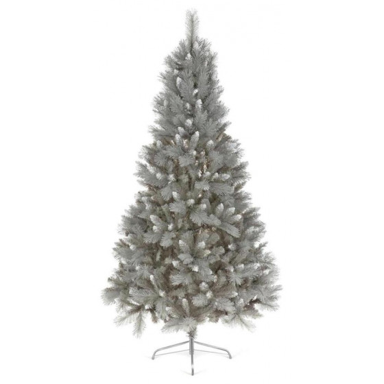 Premier Decorations 6ft Silver Tip Fir Christmas Tree - Grey