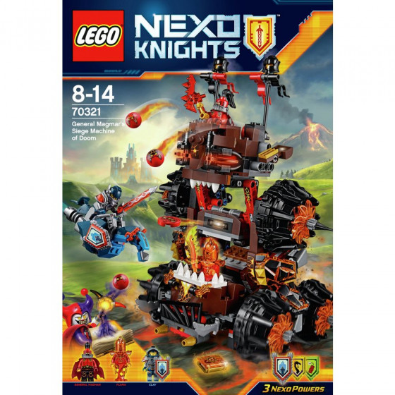 Lego 70321 Nexo Knights General Magmars Siege Machine
