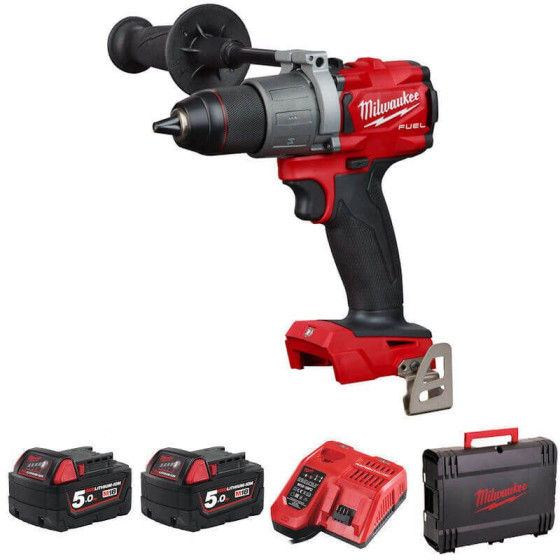 Milwaukee M18FPD2-502X 18v Fuel Li-ion Percussion Drill