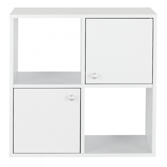 Boston Basic 2 Half Doors Modular Box - White