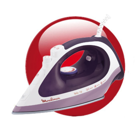 Moulinex IM3070 Brio 70 Iron 2200W Purple And White