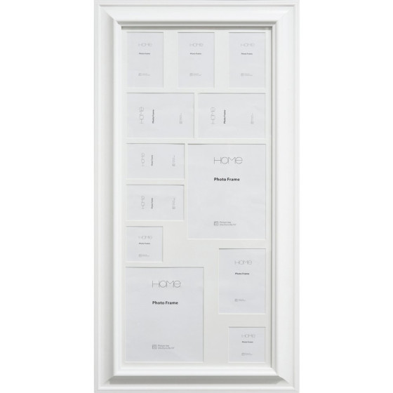 Home 99 x 45cm Large Multi Aperture Frame - White