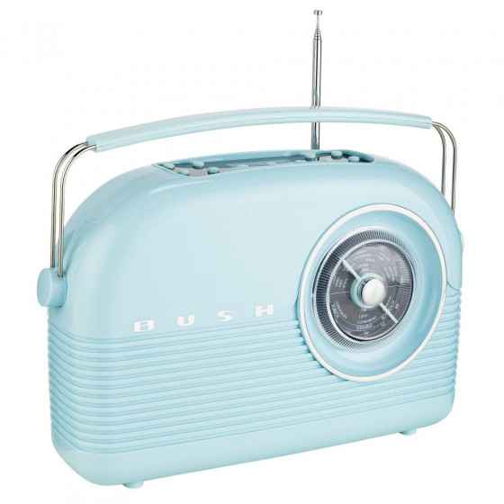 Bush Classic Retro DAB Radio - Cornflower Blue (No Mains Lead)