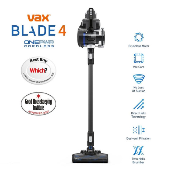 Vax CLSV-B4KS ONEPWR Blade 4 Cordless Vacuum Cleaner (Machine Only)