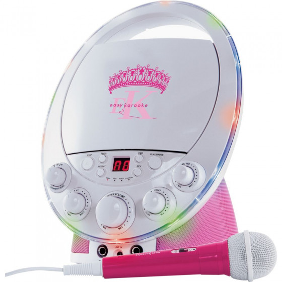 Easy Karaoke EKR1588 Princess Karaoke Machine