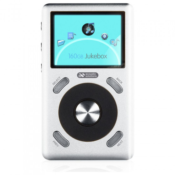 Acoustic Solutions 160GB MP3 Player with Video - Silver