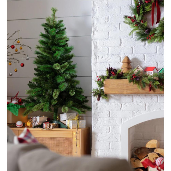 Habitat 4ft Mixed Cashmere Christmas Tree - Green