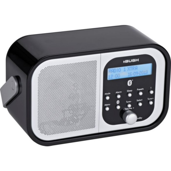 Bush DAB/FM Radio with Bluetooth - Black