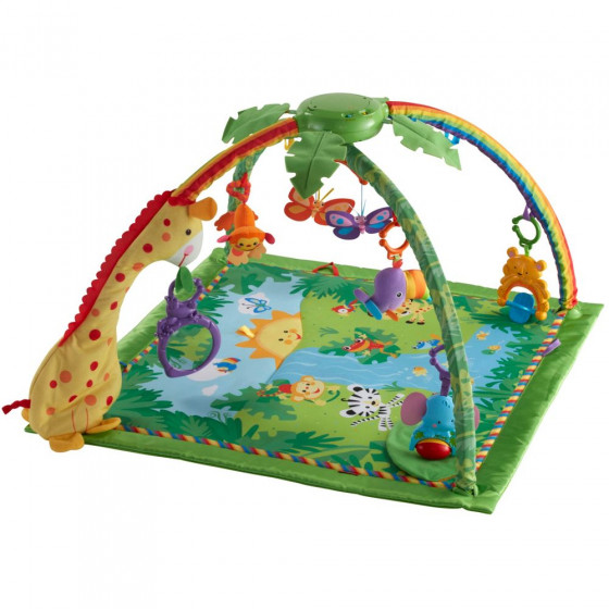 Fisher Price Rainforest Melodies and Lights Deluxe Baby Gym