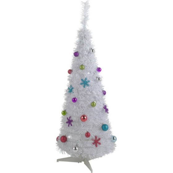 White Pop Up Christmas Tree - 3ft (No Lights)