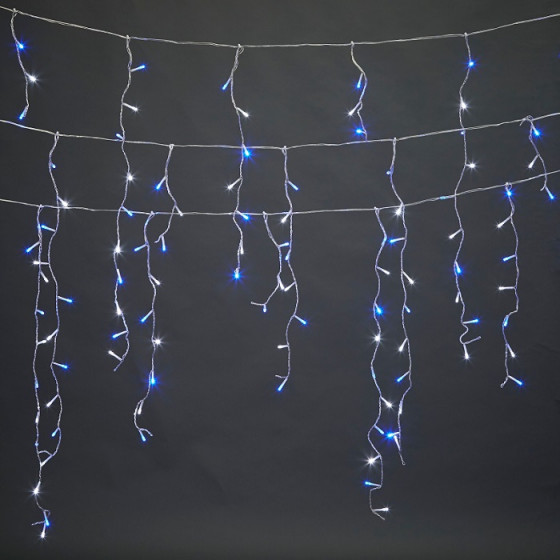 300 Blue & White LED String Lights
