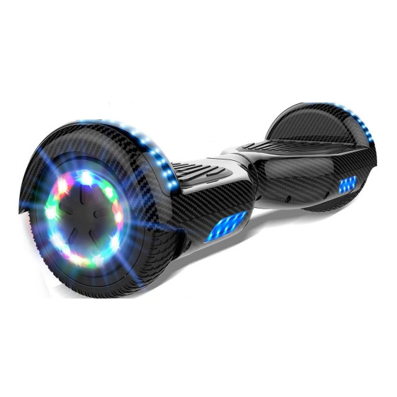 Mega Motion Self Balancing Hoverboard With Bluetooth Speaker & LED Lights