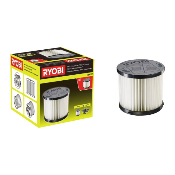 Ryobi RPVF Project Vac Filter For Ryobi Cordless ONE+™ Project Vac.