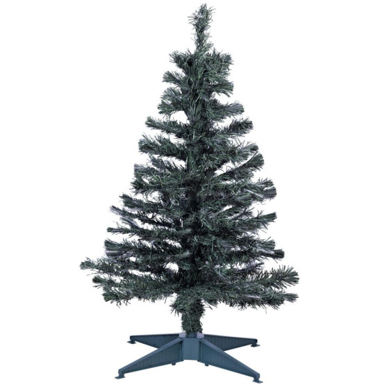 Home 3ft Fibre Optic Christmas Tree - Green