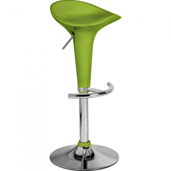 ColourMatch Apple Green Gas Lift Bar Stool