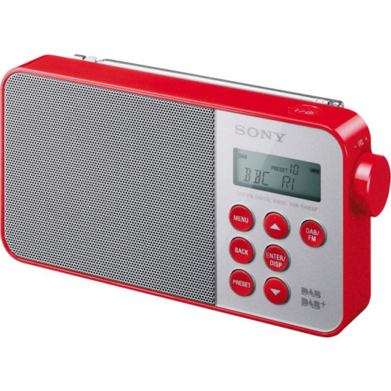 Sony DAB & FM Digital Radio - Red