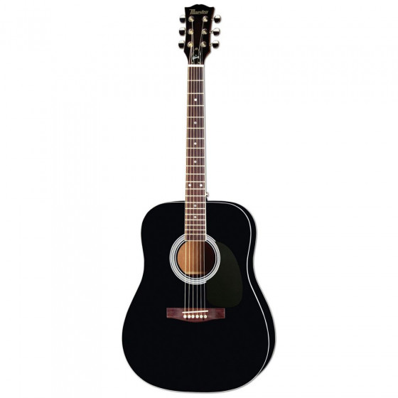 Gibson Maestro Full Size Acoustic Guitar - Black (No Picks)