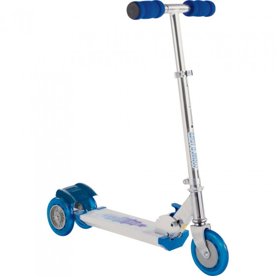Cosmic Light Flashing Tri-Scooter - Blue