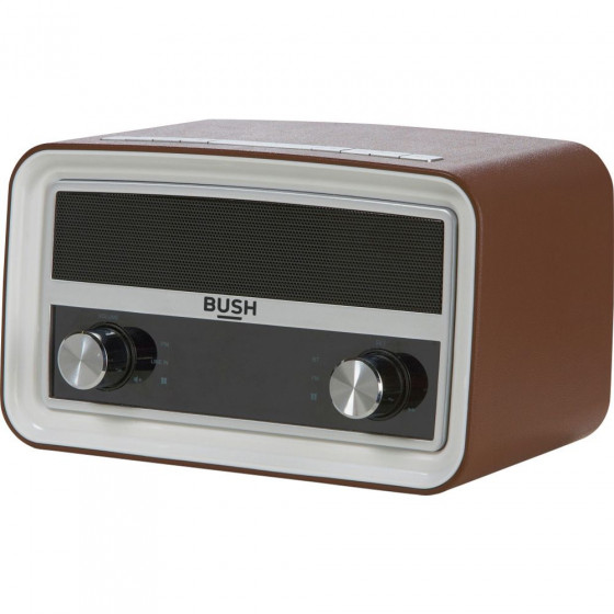 Bush Classic FM Radio with Bluetooth - Brown