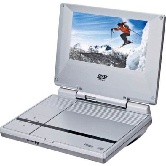 Argos Value Range 7 Inch Silver Portable DVD Player