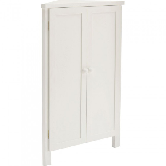 Corner Storage Unit - White