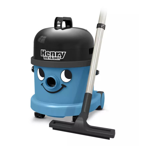 Numatic Henry HWD370-2 Wet & Dry Cylinder Vacuum Cleaner - Blue