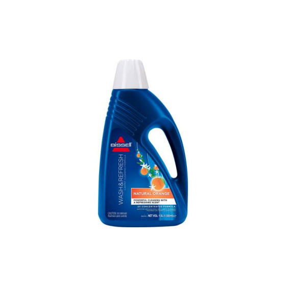 Bissell Natural Orange Wash & Refresh Cleaning Solution - 1.5L