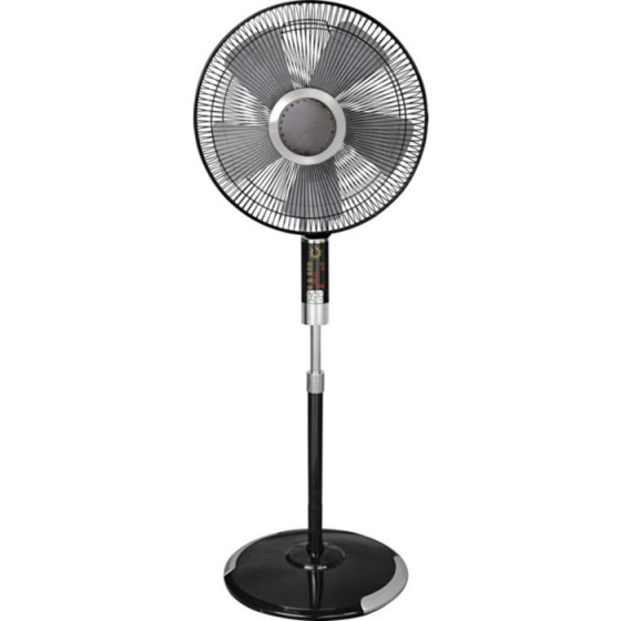 Challenge Black Oscillating Pedestal Fan