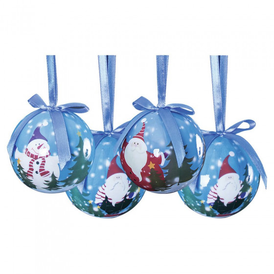 The Christmas Workshop 14 Piece Let It Snow Baubles