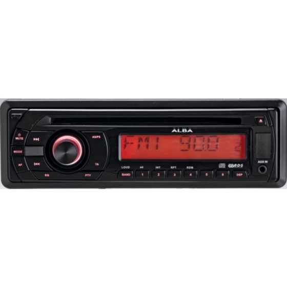 Alba ICS105 Car Stereo with CD Player (No Screws)