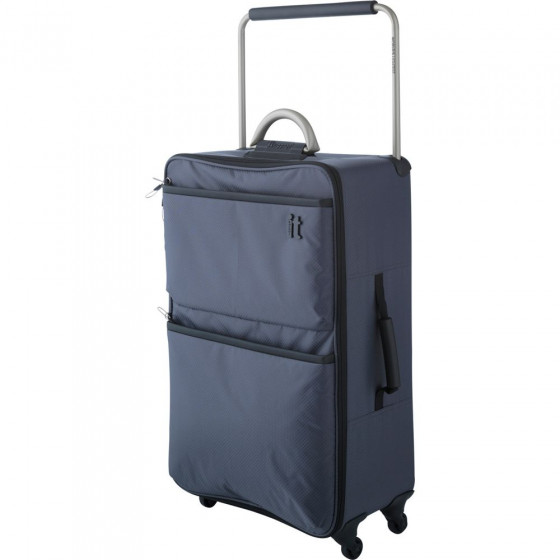 IT Luggage World's Lightest Large 4 Wheel Suitcase - Charcoal