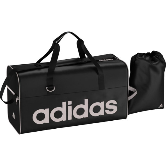 Adidas Linea Medium 2 Piece Holdall Set - Black