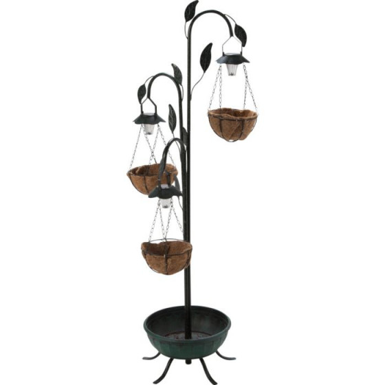 Solar Cascade Garden Planter