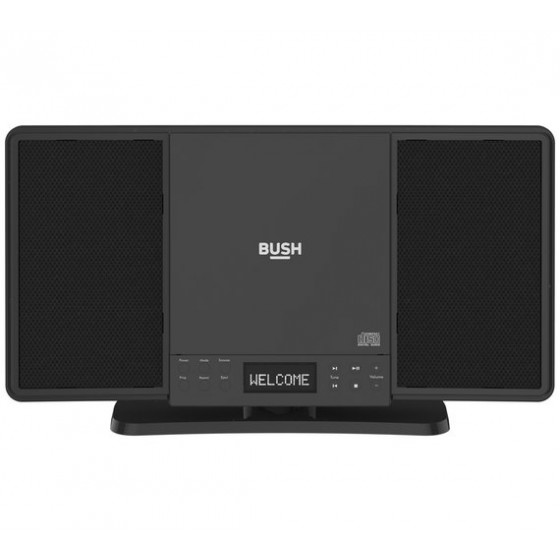 Bush Flat CD Bluetooth Micro System - Black (No Remote Control)