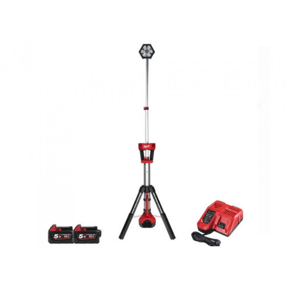 Milwaukee M18HSAL-502B Li-Ion LED Tower Light 110v Output Kit