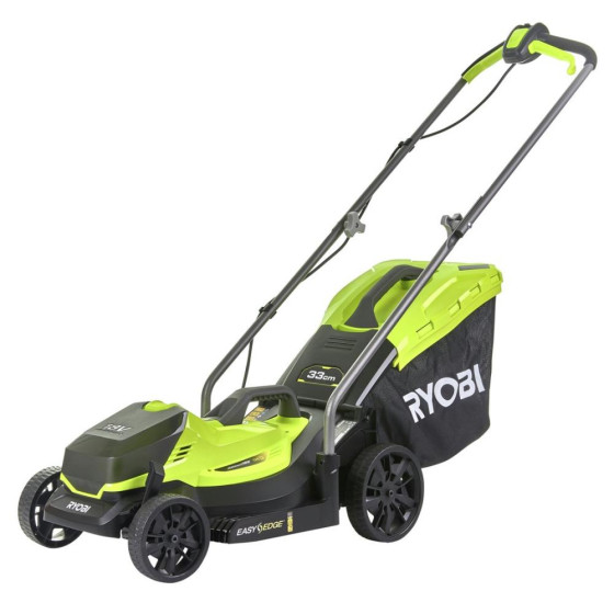 Ryobi RLM18X33B50 33cm ONE+ Cordless Rotary Lawnmower - 18v (No Mulching Plug)