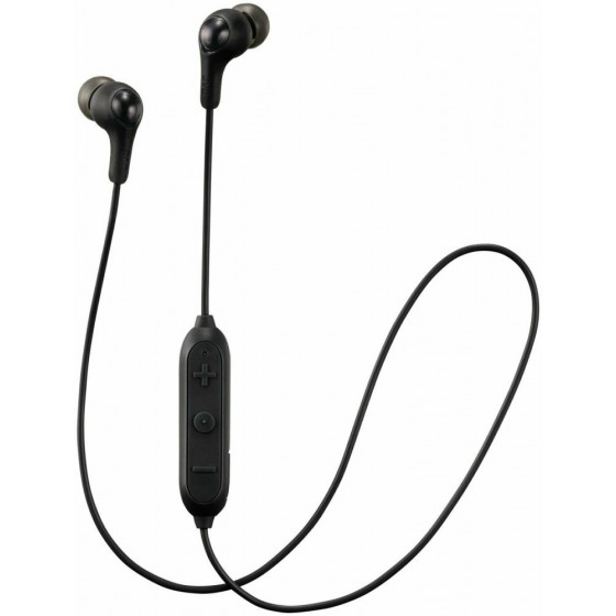 JVC HAFX9BT Gumy In-Ear With Mic Wireless Headphones - Black