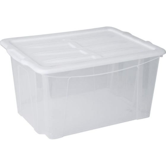 Set of 5 18 Litre Storage Boxes with Lids