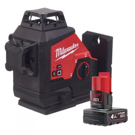 Milwaukee M123PL-401C Green 360° 3 Plane Laser