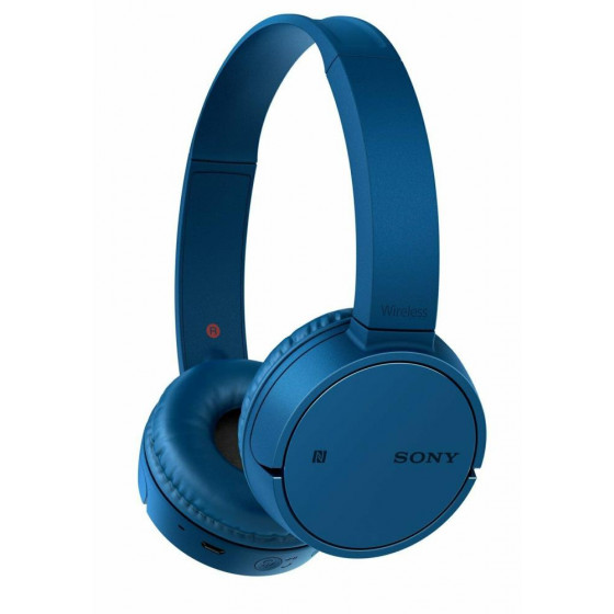 Sony WH-CH500 On-Ear With Mic Adjustable Wireless Headphones - Blue