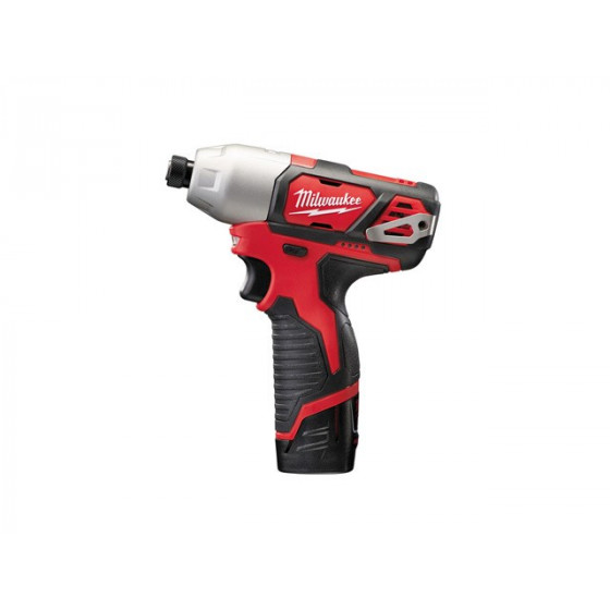 Milwaukee M12BID-202C 12v Compact Impact Driver 2 Batteries (No Belt Clip)