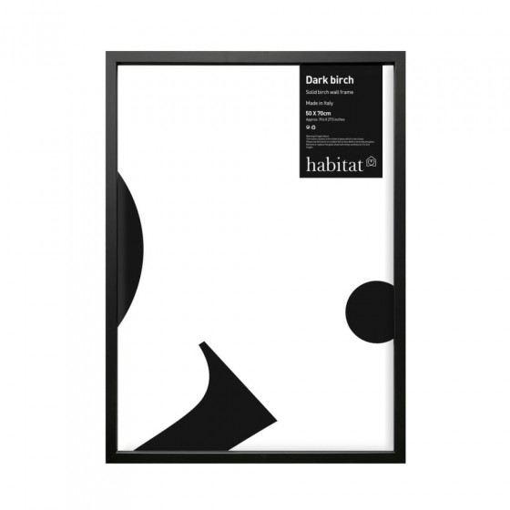 Habitat Aluminus 50 x 70cm/20 x 28in Picture Frame - Dark Birch