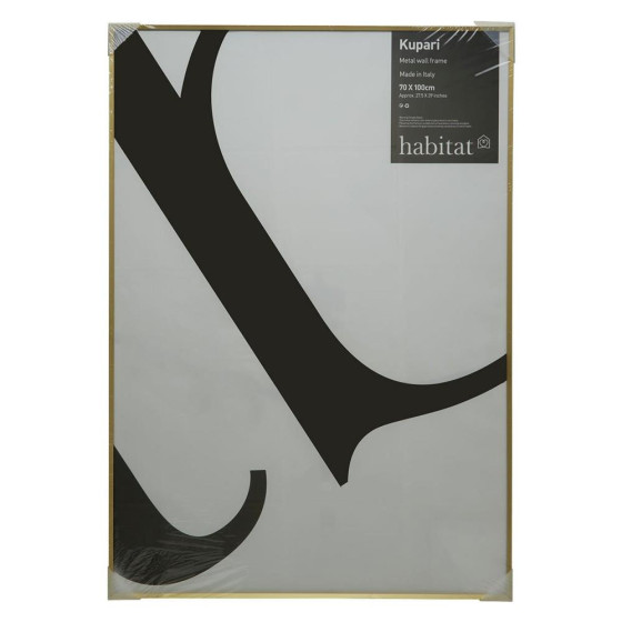 Habitat Kupari 70 x 100cm Metal Picture Wall Frame - Gold