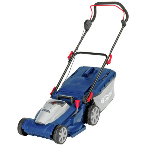 Spear & Jackson S4037CR 37cm Cordless Rotary Lawnmower - 40V (No Mulching Plug)