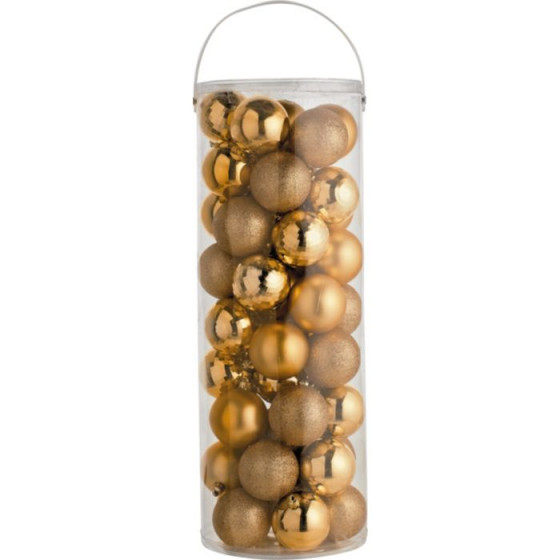 50 Christmas Tree Decorations - Gold