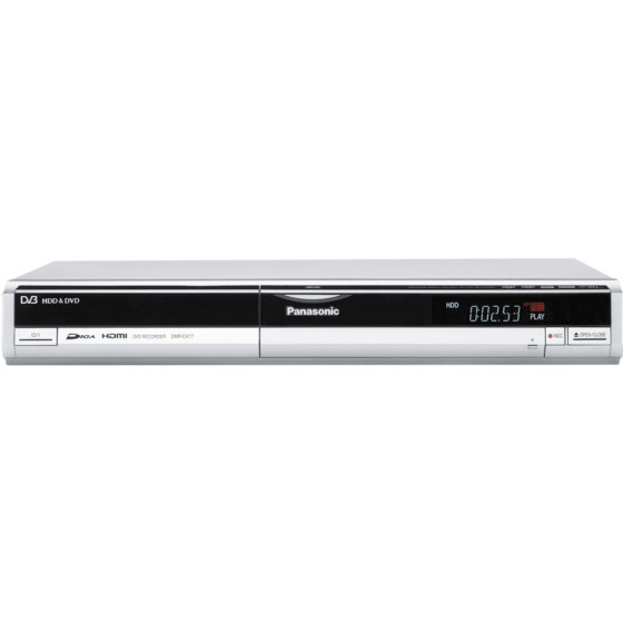Panasonic DMR-EX77EB-S 160GB DVD Recorder (Unit Only)
