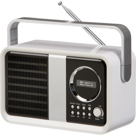 Bush Gloss DAB Radio - White