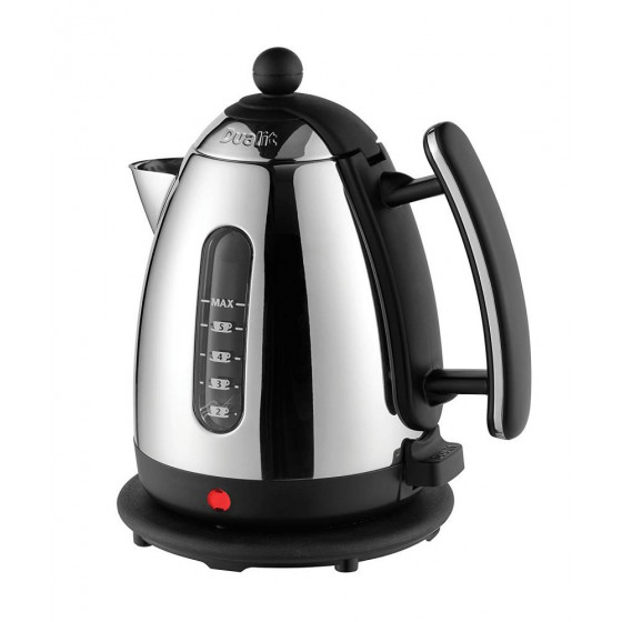 Dualit 3kw Cordless Jug Kettle - Silver & Black