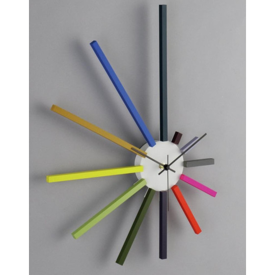 Habitat Spectrum Wall Clock - Multicoloured
