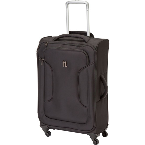 IT Megalite Small 4 Wheel Suitcase - Black